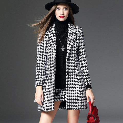 Women's Vintage Plated Blazer Jacket