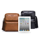 Genuine Cowhide Leather  Cross Body Messenger Bag - Offy'z6