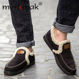Plush Slip On Men's Breathable Shoes - Offy'z6