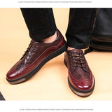 Waterproof Genuine Leather Casual Ankle Flats - Offy'z6