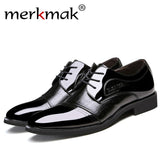 Leather Pointed Top Oxfords - Offy'z6