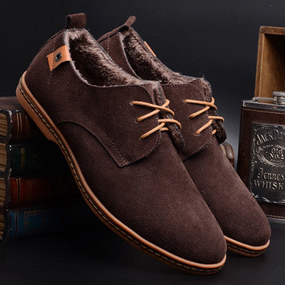 Suede Adult Leather Footwear