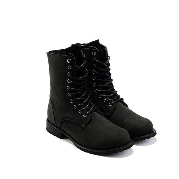 Winter Fashion  Leather Boots