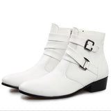 Women's  Pointed Toe Leather Suede  Boots - Offy'z6