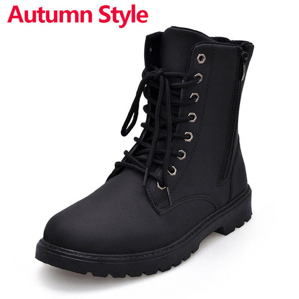 Waterproof Snow Boots -Vintage Leather- 