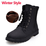 Waterproof Snow Boots -Vintage Leather- "Unisex" - Offy'z6