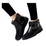 Metal Decorate Faux Suede - Winter Shoes - Offy'z6
