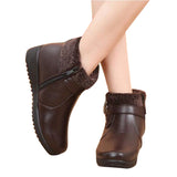 Metal Decorate Faux Suede - Winter Shoes - Offy'z6