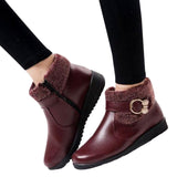 Metal Decorate Faux Suede - Winter Shoes - Offy'z6