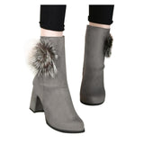 Woman's Suede High Heels - Offy'z6
