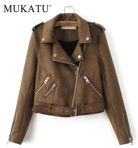 Women'z suede Motorcycle Jacket