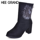 Woman's Suede High Heels - Offy'z6