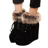 Round Toe Winter Boots - Women'z - Offy'z6