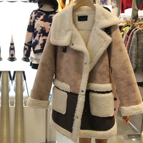 Wool Suede Coat