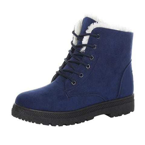 Lace-up British Style Women's Boots
