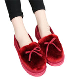 Round Toe Faux Fur Winter Shoes - Women'z - Offy'z6