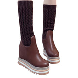 Woolen Muffled Flat Shoes - Women'z - Offy'z6