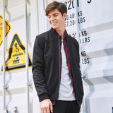 Pioneer Camp New windbreaker jacket men brand-clothing casual simple autumn coat men top quality black solid outerwear AJK702356 - Offy'z6