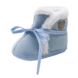 Toddler Newborn Baby winter shoes Bear Print Soft Sole Boots Prewalker Warm Shoes baby boots drop ship - Offy'z6
