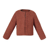 Kid's Faux Cashmere Coat Jacket - Offy'z6