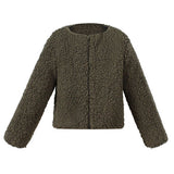 Kid's Faux Cashmere Coat Jacket - Offy'z6