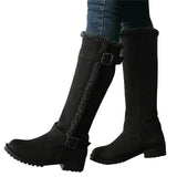 Lambswool Women's Knee-High Boots - Offy'z6