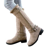 Lambswool Women's Knee-High Boots - Offy'z6