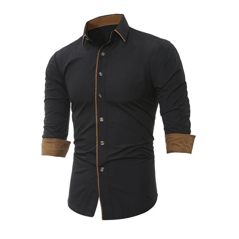 Long Sleeve Slim Fit Formal Dress Shirt