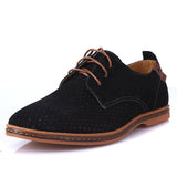 Breathable Suede Leather Oxfords - Offy'z6