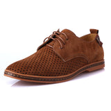 Breathable Suede Leather Oxfords - Offy'z6