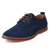 Breathable Suede Leather Oxfords - Offy'z6