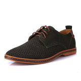 Breathable Suede Leather Oxfords - Offy'z6