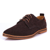 Breathable Suede Leather Oxfords - Offy'z6