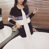 Patchwork Knitted Women's Sweater - Offy'z6