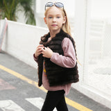 Kid's Faux Fur Waistcoat - Offy'z6