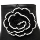 Flower styled Mid Calf Heel Zipper wear - Offy'z6