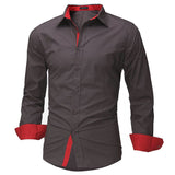 Casual Long Sleeve Soft Cotton Top Dress Shirt Plus Size - Offy'z6