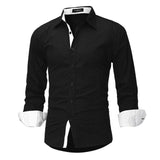 Casual Long Sleeve Soft Cotton Top Dress Shirt Plus Size - Offy'z6