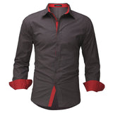 Casual Long Sleeve Soft Cotton Top Dress Shirt Plus Size - Offy'z6