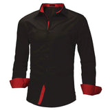 Casual Long Sleeve Soft Cotton Top Dress Shirt Plus Size - Offy'z6