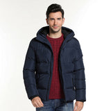 Broadcloth Hooded Cotton Thick Jacket - Offy'z6