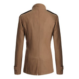 Slim Fit Overcoat Wool Blend Jacket - Offy'z6