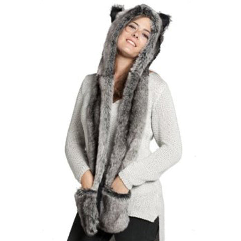 FauxFur Women Scarf Shawl