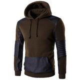PODOM Men Leather Spliced Winter Sportzwear - Offy'z6