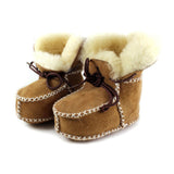 TouchCare Baby Winter Sheepskin Fur First Walkers Infant Genuine Leather Boots Newborn Boys Girls Real Wool Shoes Moccasins - Offy'z6