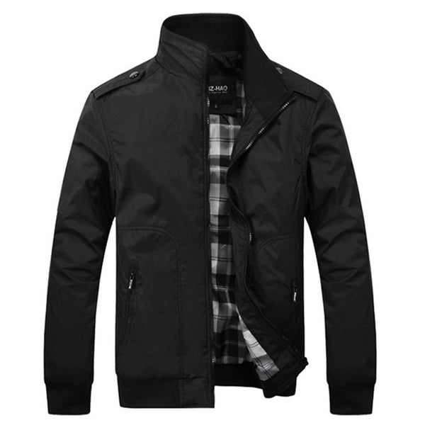 VANLED Casual Simple British Style Men' Outwear