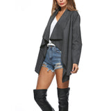 Casual Loose Solid Jacket - Offy'z6
