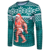  Men's Xmas CaveMan Print Winter Long-sleeved - Offy'z6