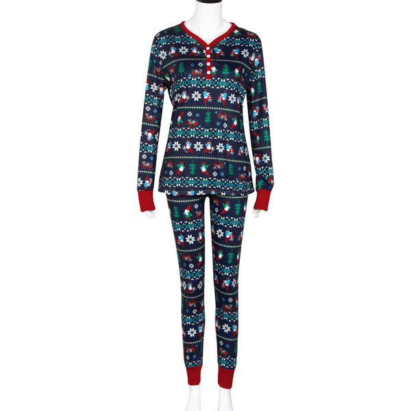 Women's  Xmas Long Sleeve Nightwear Pyjamas