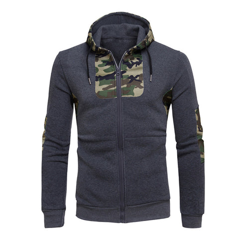 Camouflage Patchwork Sweatshirt